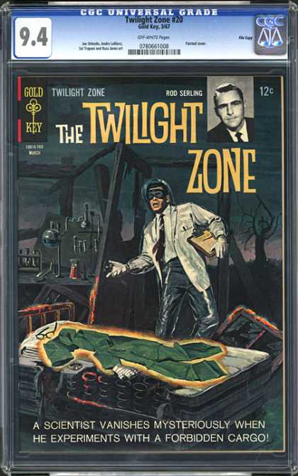 CGC Graded Comics - Twilight Zone #20 (CGC) - Graded - Doctor - Mattress - Lab - Tree