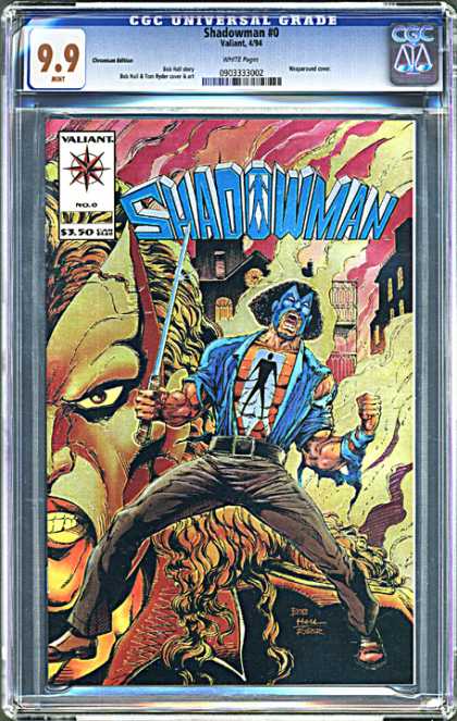 CGC Graded Comics - Shadowman #0 (CGC) - Universal Grade - 99 - Valiant - Cgc - Mask