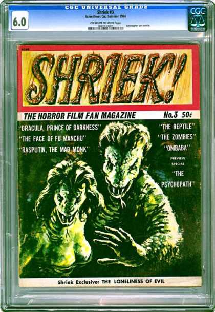 CGC Graded Comics - Shriek #3 (CGC)