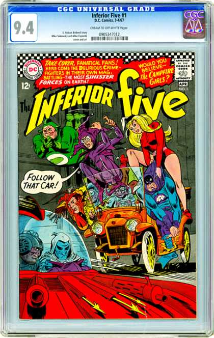 CGC Graded Comics - Inferior Five #1 (CGC)