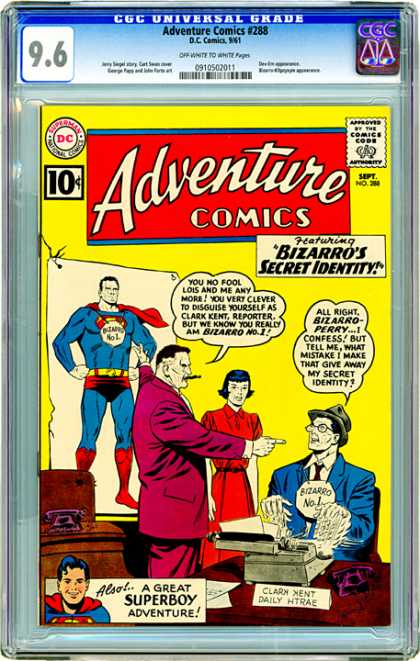 CGC Graded Comics - Adventure Comics #288 (CGC)