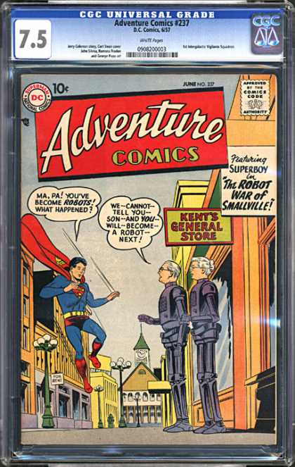 CGC Graded Comics - Adventure Comics #237 (CGC)