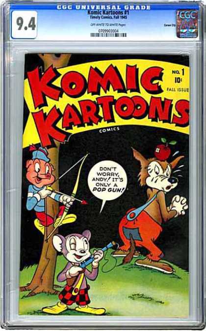 CGC Graded Comics - Komic Kartoons #1 (CGC)