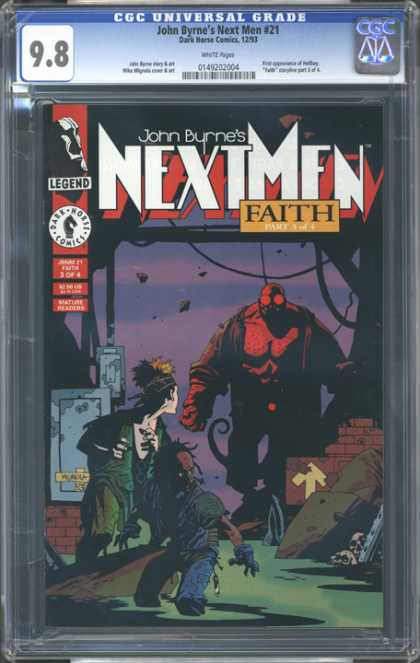 CGC Graded Comics - John Byrne's Next Men #21 (CGC) - John Byrne - Next Men - Dark Horse Comics - Legend - Faith
