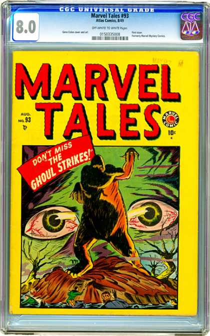 CGC Graded Comics - Marvel Tales #93 (CGC) - Cgc - Cgc Comics - Marvel Tales - The Ghouk Strikes - Monster