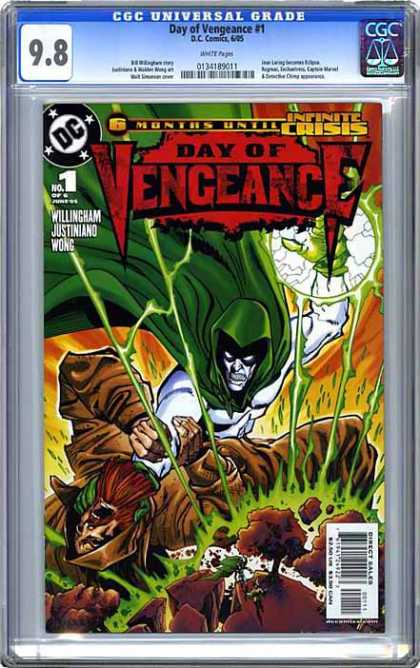 CGC Graded Comics - Day of Vengeance #1 (CGC) - 98 - Day Of Vengeance 1 - No1 - Willinggham - Justiniand Wong