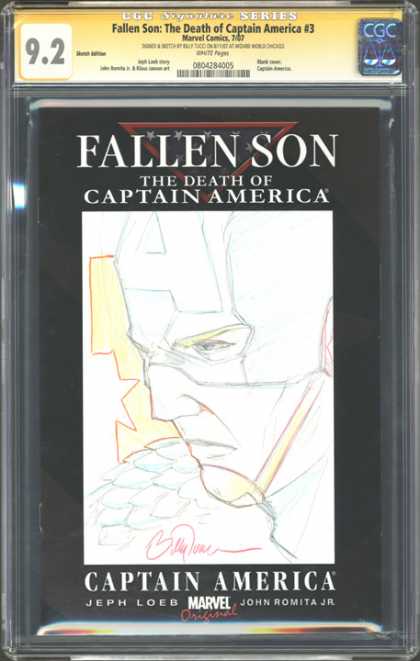 CGC Graded Comics - Fallen Son: The Death of Captain America #3 (CGC)