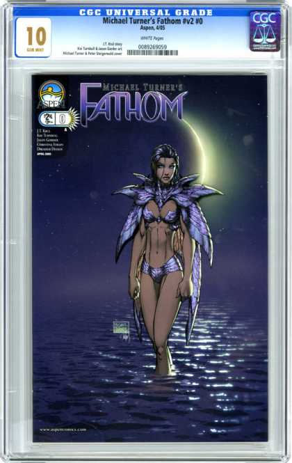 CGC Graded Comics - Michael Turner's Fathom #v2 #0 (CGC)