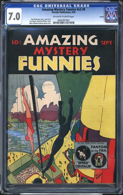 CGC Graded Comics - Amazing Mystery Funnies #v2 #9 (CGC)
