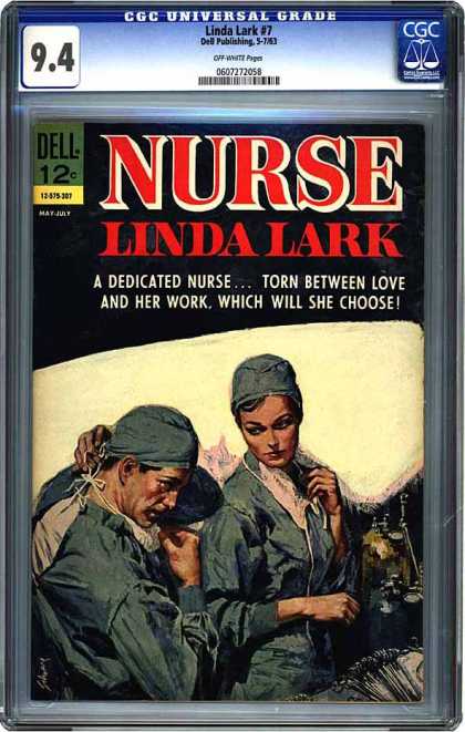CGC Graded Comics - Linda Lark #7 (CGC) - Operating Room - Love - Dedicated - Work - Choose