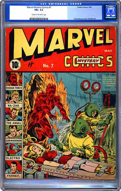 CGC Graded Comics - Marvel Mystery Comics #7 (CGC)