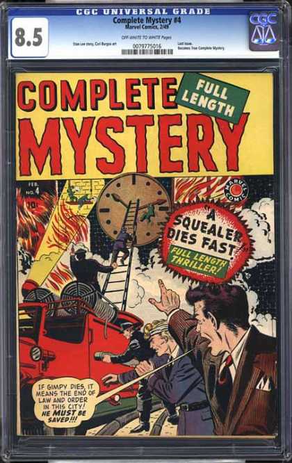 CGC Graded Comics - Complete Mystery #4 (CGC)