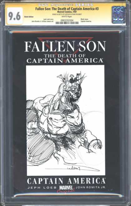 CGC Graded Comics - Fallen Son: The Death of Captain America #3 (CGC)