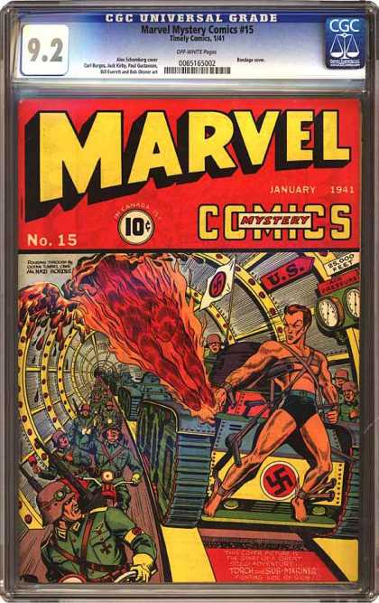 CGC Graded Comics - Marvel Mystery Comics #15 (CGC)