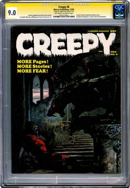 CGC Graded Comics - Creepy #6 (CGC) - Creepy - More Pages - More Stories - More Fear - Drips