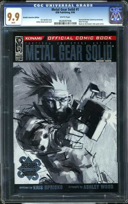 CGC Graded Comics - Metal Gear Solid #1 (CGC) - Metal Gear - Konami - Variat Cover - Official Comic Book - Ashley Wood