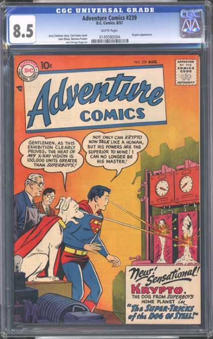 CGC Graded Comics - Adventure Comics #239 (CGC)