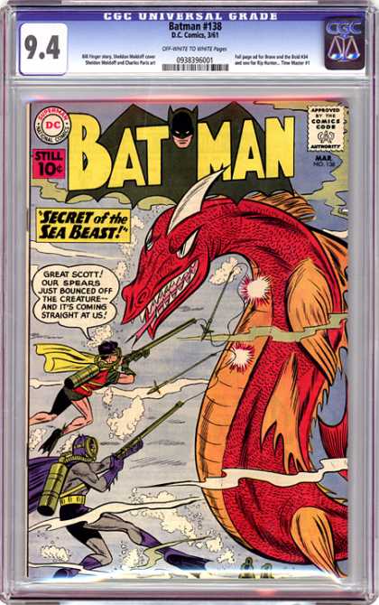 CGC Graded Comics - Batman #138 (CGC) - Vqecqer - Ewqrc - Qwerxq - Qwerc - Werxqwe