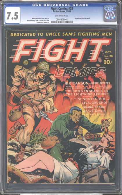 CGC Graded Comics - Fight Comics #28 (CGC)
