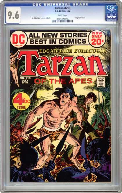 CGC Graded Comics - Tarzan #210 (CGC)