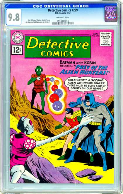 CGC Graded Comics - Detective Comics #299 (CGC) - Detective Comics - Approved By The Comics Code - Superman National Comics - Batman - Robin