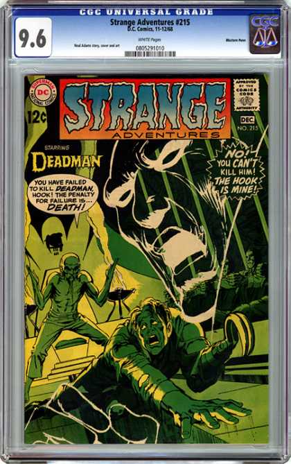 CGC Graded Comics - Strange Adventures #215 (CGC) - Stange Adventures - Deadman - Failure - Penalty - Kill Him