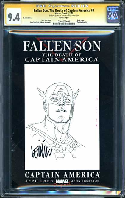 CGC Graded Comics - Fallen Son: The Death of Captain America #3 (CGC)