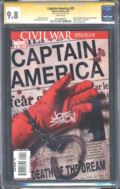 CGC Graded Comics - Captain America #25 (CGC)