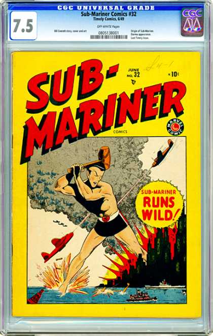 CGC Graded Comics - Sub-Mariner Comics #32 (CGC)