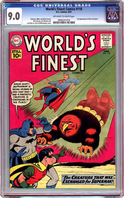 CGC Graded Comics - World's Finest Comics #118 (CGC)