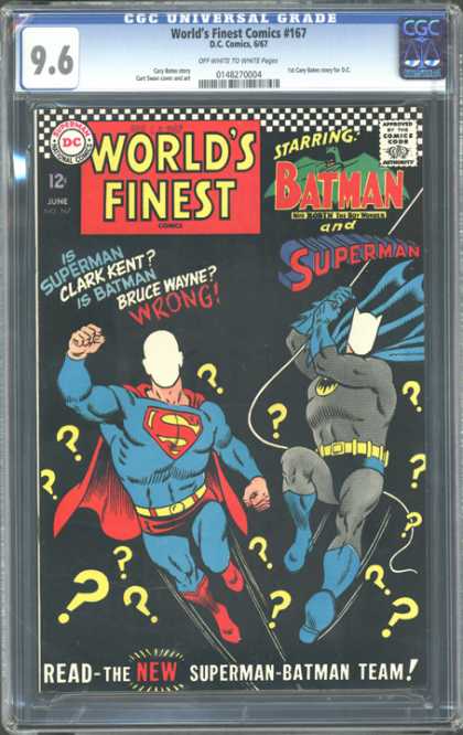 CGC Graded Comics - World's Finest Comics #167 (CGC)