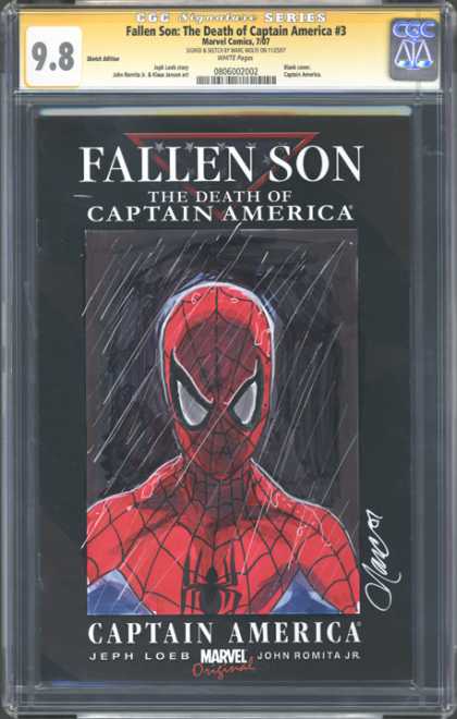 CGC Graded Comics - Fallen Son: The Death of Captain America #3 (CGC)