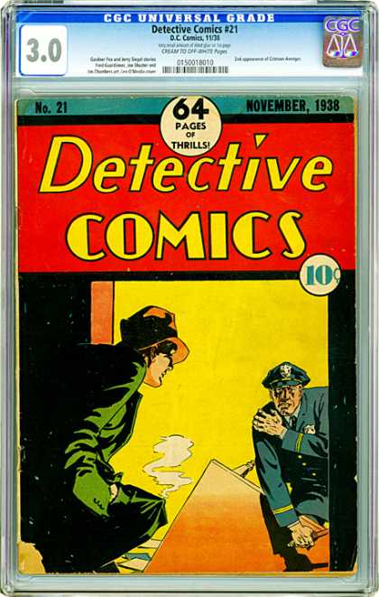 CGC Graded Comics - Detective Comics #21 (CGC)