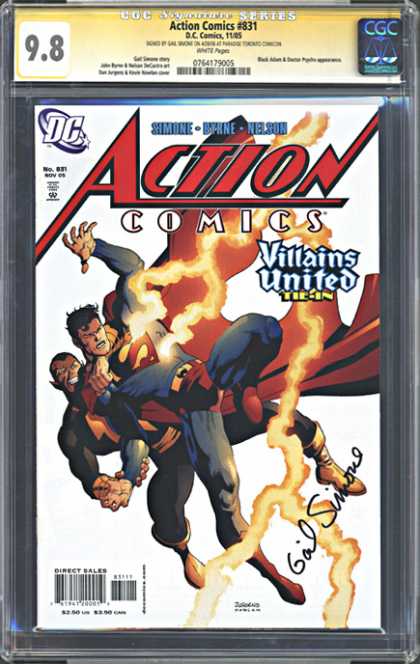 CGC Graded Comics - Action Comics #831 (CGC)