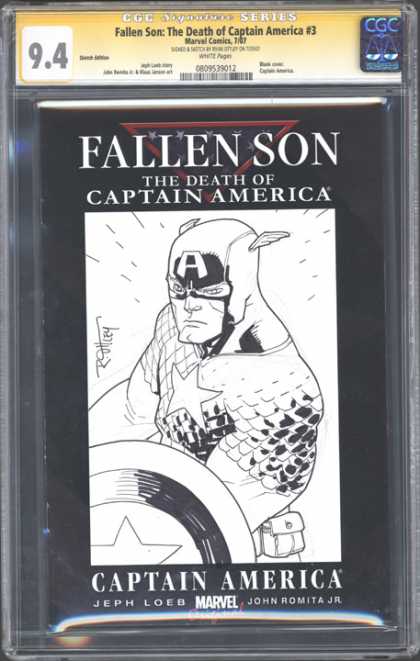 CGC Graded Comics - Fallen Son: The Death of Captain America #3 (CGC)