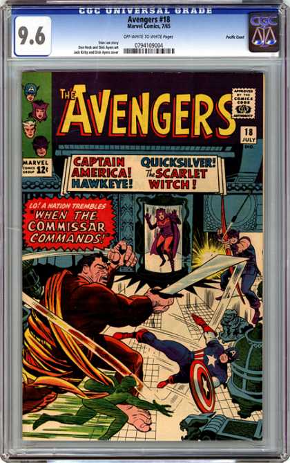 CGC Graded Comics - Avengers #18 (CGC)