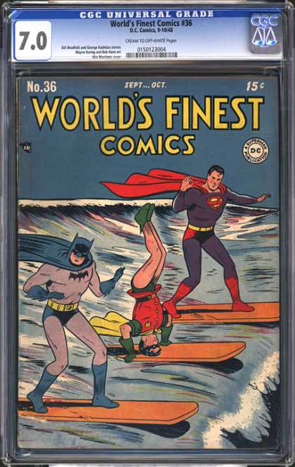 CGC Graded Comics - World's Finest Comics #36 (CGC)
