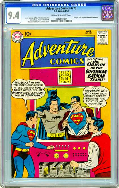 CGC Graded Comics - Adventure Comics #275 (CGC)