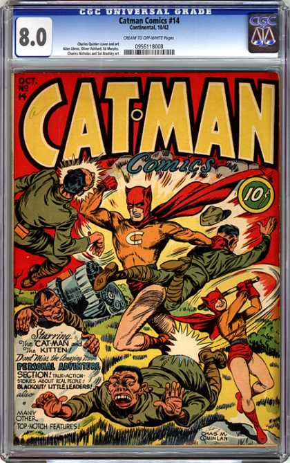 CGC Graded Comics - Catman Comics #14 (CGC) - Catman Comics - Oct - Personal Adventure - Kitten - Little Leaders