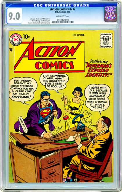 CGC Graded Comics - Action Comics #237 (CGC)
