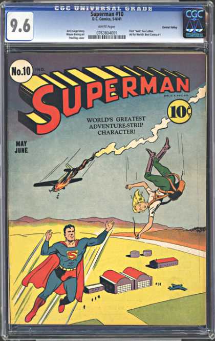 CGC Graded Comics - Superman #10 (CGC) - Superman - Superhero - Comics - Vintage - Collectors Item