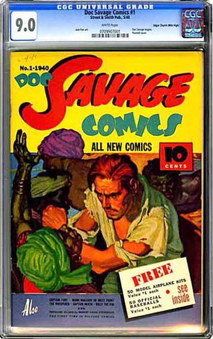 CGC Graded Comics - Doc Savage Comics #1 (CGC)