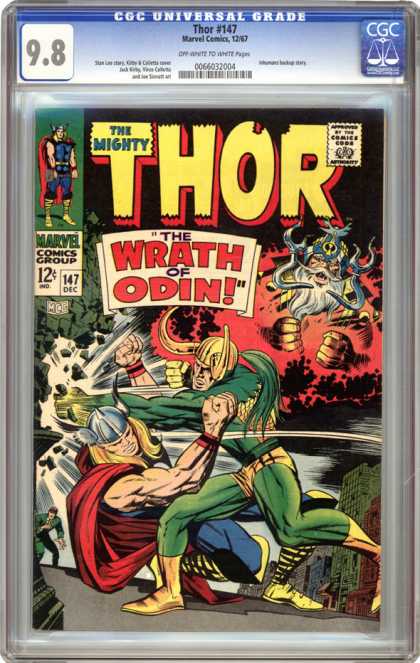 CGC Graded Comics - Thor #147 (CGC) - Thor - The Wrath Of Odin - Marvel Comics - December 1967 - Comics Code