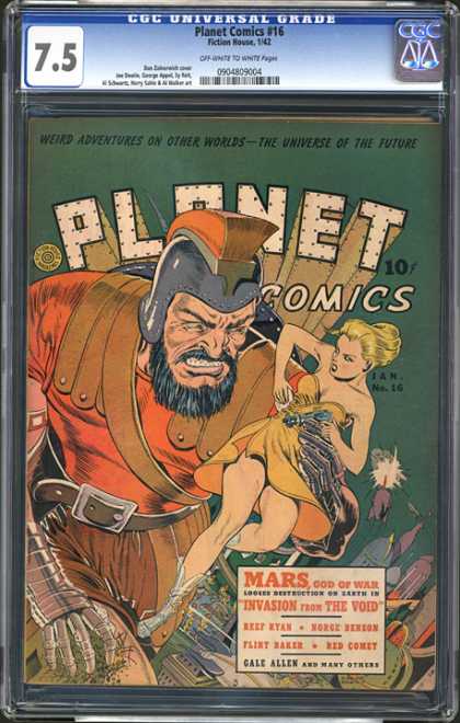 CGC Graded Comics - Planet Comics #16 (CGC)