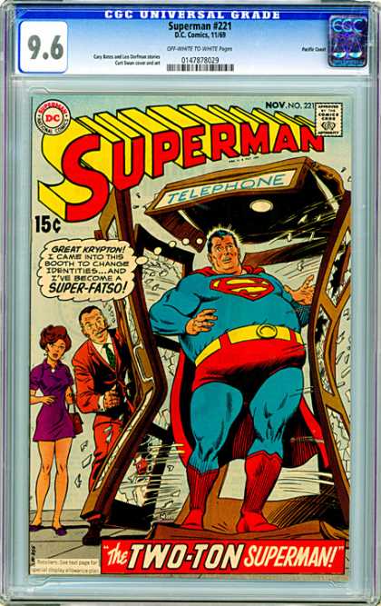 CGC Graded Comics - Superman #221 (CGC)