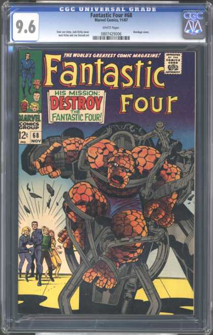 CGC Graded Comics - Fantastic Four #68 (CGC)