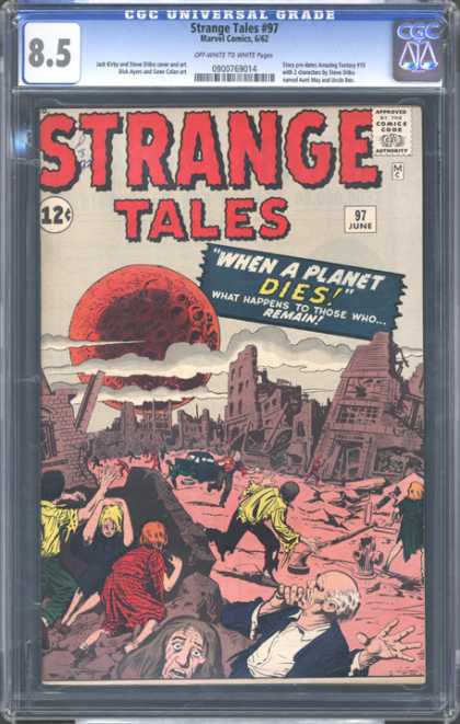 CGC Graded Comics - Strange Tales #97 (CGC) - Science Fiction - Space - Eerie - Astronomy - Apocalyspse