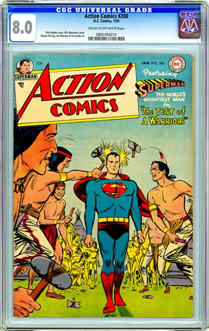 CGC Graded Comics - Action Comics #200 (CGC)