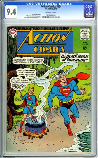 CGC Graded Comics - Action Comics #324 (CGC)