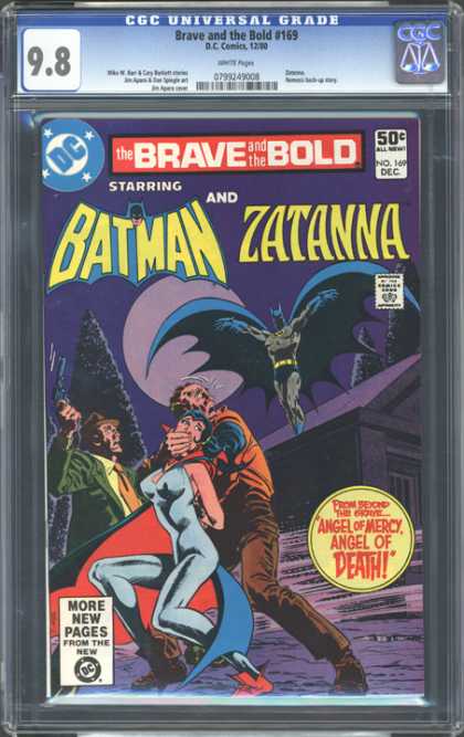 CGC Graded Comics - Brave and the Bold #169 (CGC) - Brave And The Bold - Batman - Zatanna - Angel Of Death - Mouth Covered